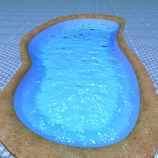 swimming pool 3d model - Swimming pool by tanase laurentiu
